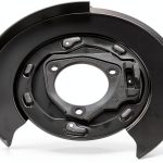 ACDelco Drum Brake Backing Plate Black Metal-0