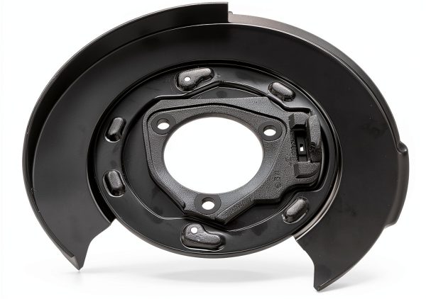 ACDelco Drum Brake Backing Plate Black Metal-0