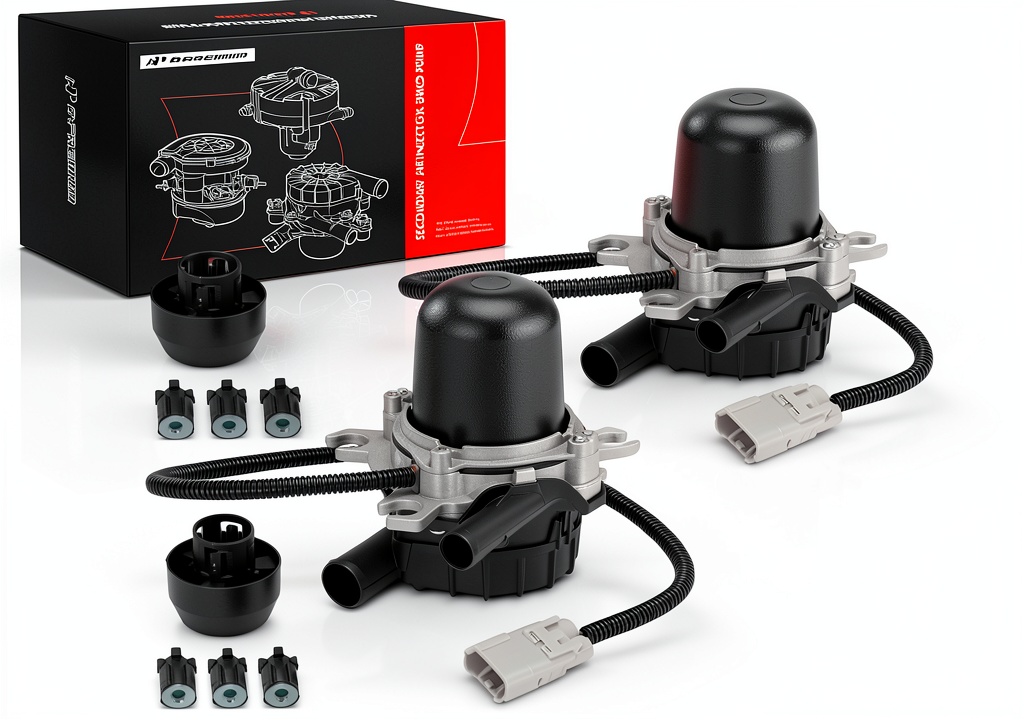 Installing A-Premium Smog Pump in a Toyota engine compartment