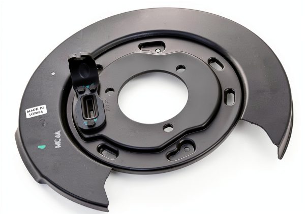 ACDelco Drum Brake Backing Plate Black Metal-1
