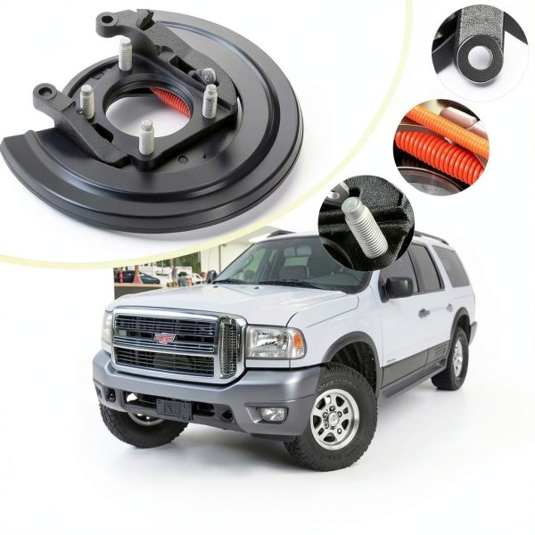 Fexhull Brake Backing Plate Assembly for Ford Excursion-3