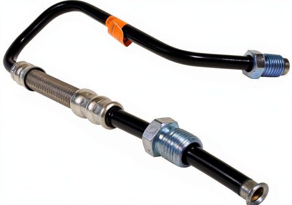 Motorcraft Steel Brake Pipe BRTF130 Black 8.25in Drum Backing-0