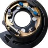 AngyMeck Parking Brake Backing Plate Metal Black-2