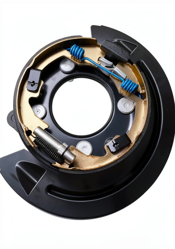 AngyMeck Parking Brake Backing Plate Metal Black-2