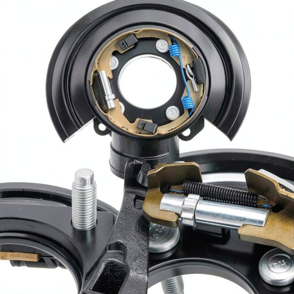 A-Premium Loaded Parking Brake Backing Plate for Ford Duty 2005-2012-8