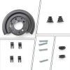 Rear Brake Dust Shield Backing Plates Set 2 UnayKolb for Ford Trucks-3