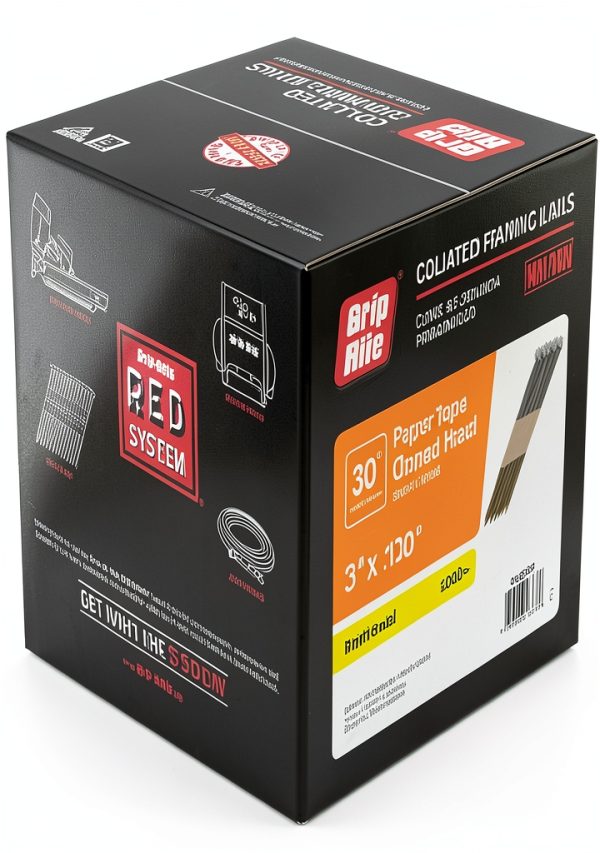 Grip-Rite GRSP10D 3-inch .120-inch 30deg Coated Framing Nail 2,000 Box-2