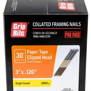 Grip-Rite GRSP10D 3-inch .120-inch 30deg Coated Framing Nail 2,000 Box-0