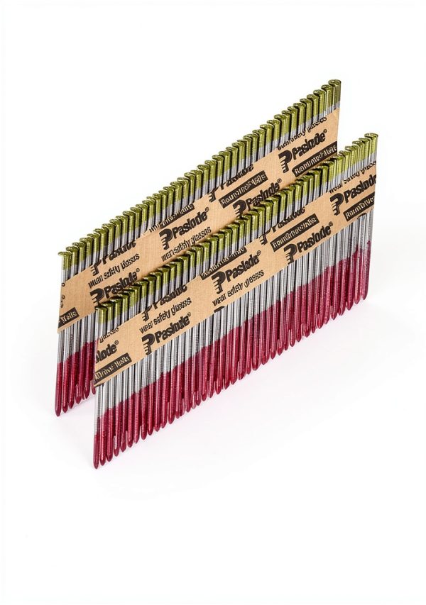 Paslode Hot Dipped Galavanized Framing Nails - 650385 - HDG 30 Degree Round Head - 3 inch x .120 Gauge - 2,000 per Box - For Paslode Framing Nailers-1